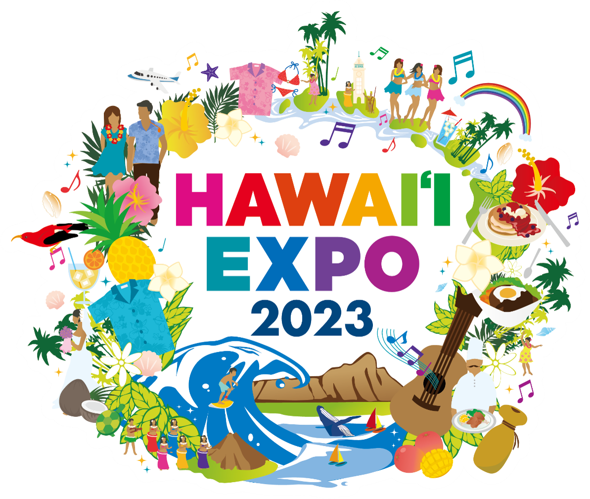 ハワイエキスポ 2023のフライヤー