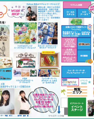 KISARAZU×HAWAII LIFESTYLE MARKET 2019 in オーガニックシティ きさらづの会場マップ