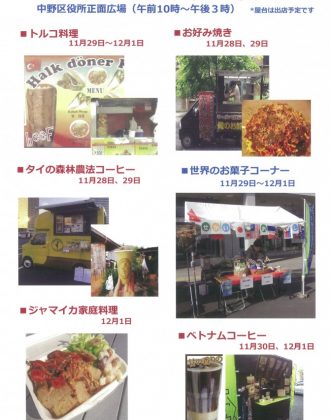 なかのインターナショナルウィークのフライヤー2
