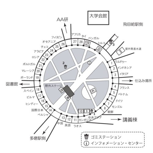 第97回外語祭　専攻語料理店