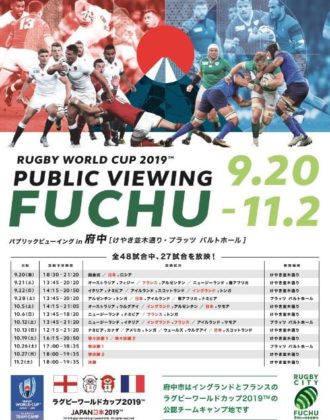 FUCHU RUGBY WEEK～ラグビーのまちで世界の熱戦を～のフライヤー3