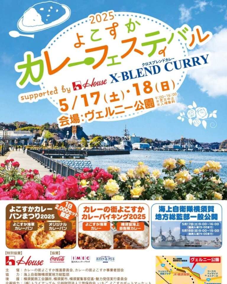 よこすかカレーフェスティバル2025のフライヤー1