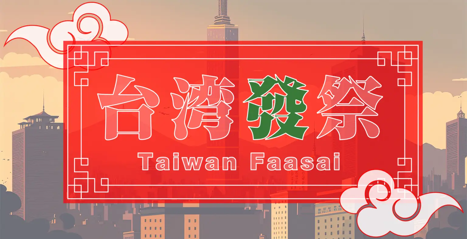 台湾發祭 2025 Taiwan Faasaiのフライヤー